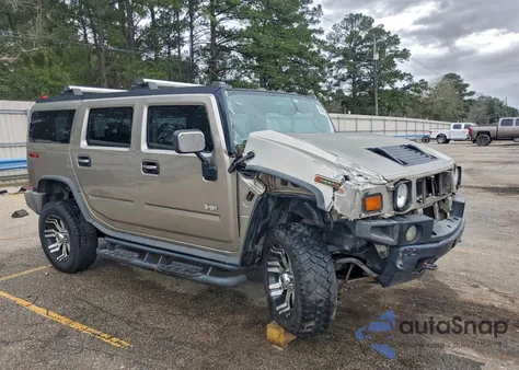 2003 Hummer H2 z USA, uszkodzony, nr VIN 5GRGN23UX3H148591